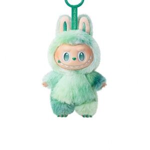 Green Furry Key Holder